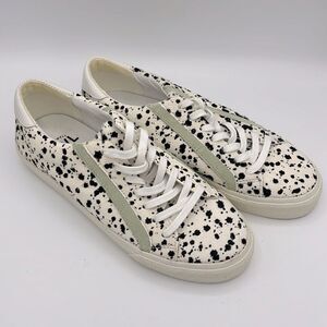 Madewell sidewalk spot dot low top lace up sneaker